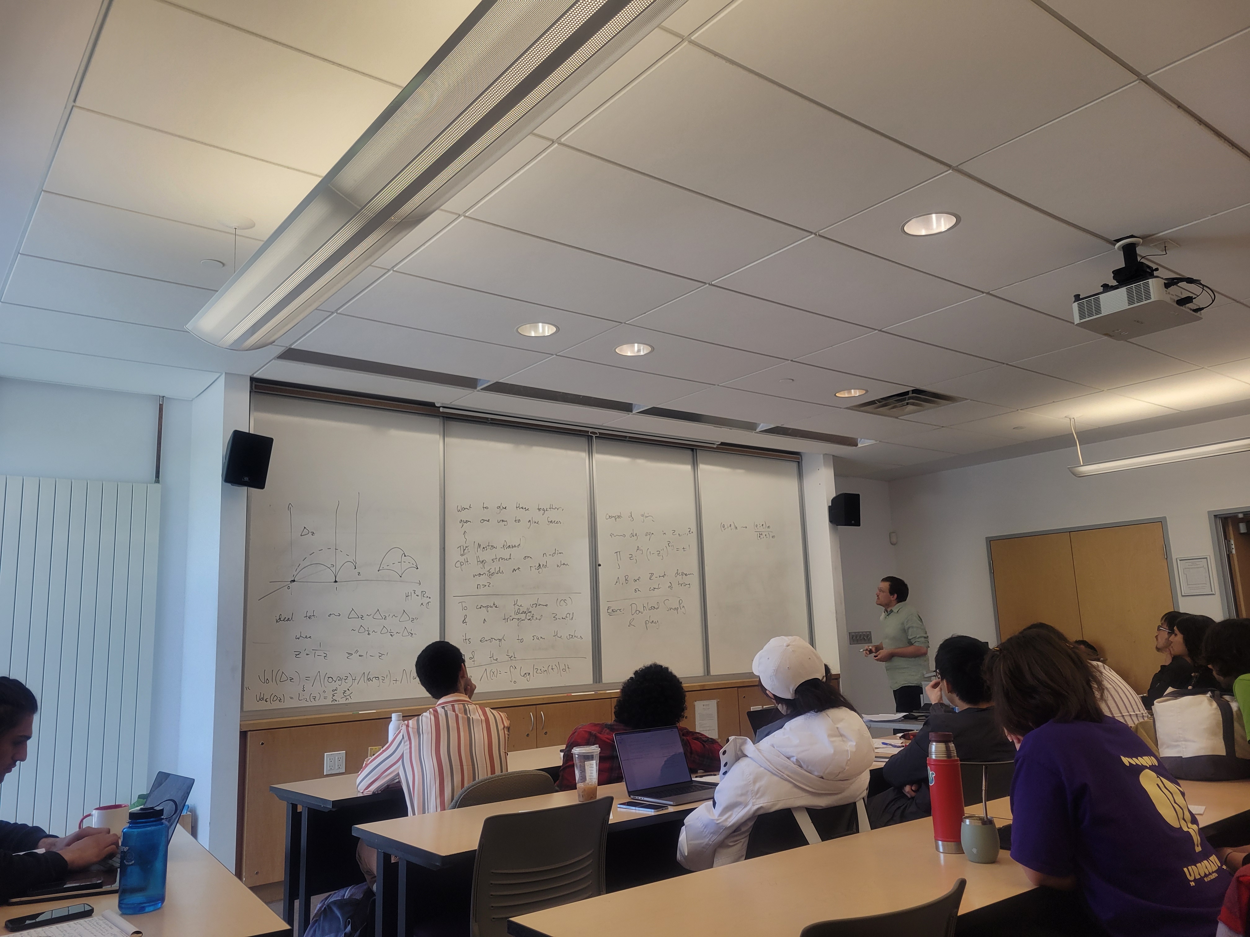 Campbell Wheeler lecturing