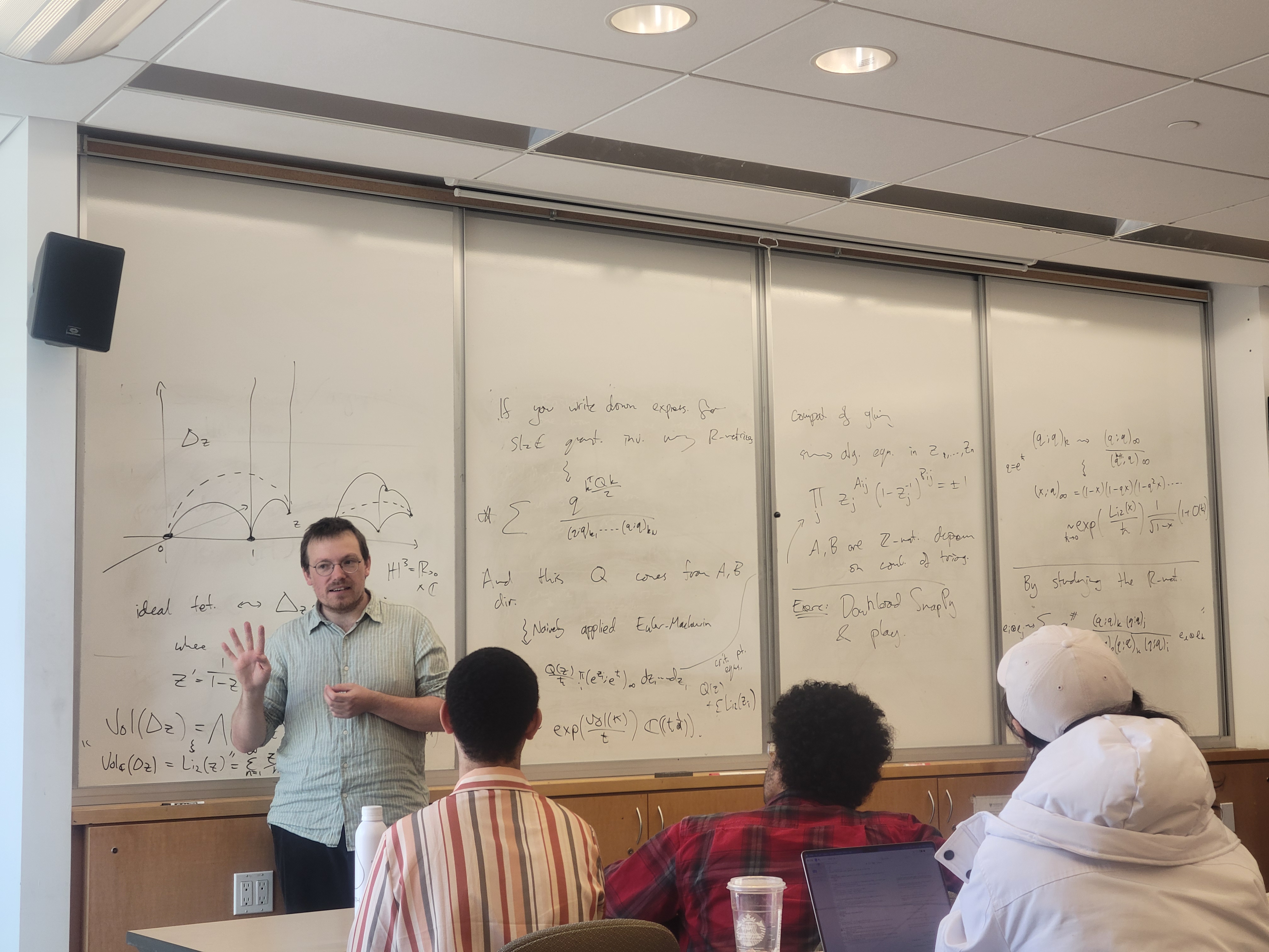 Campbell Wheeler lecturing